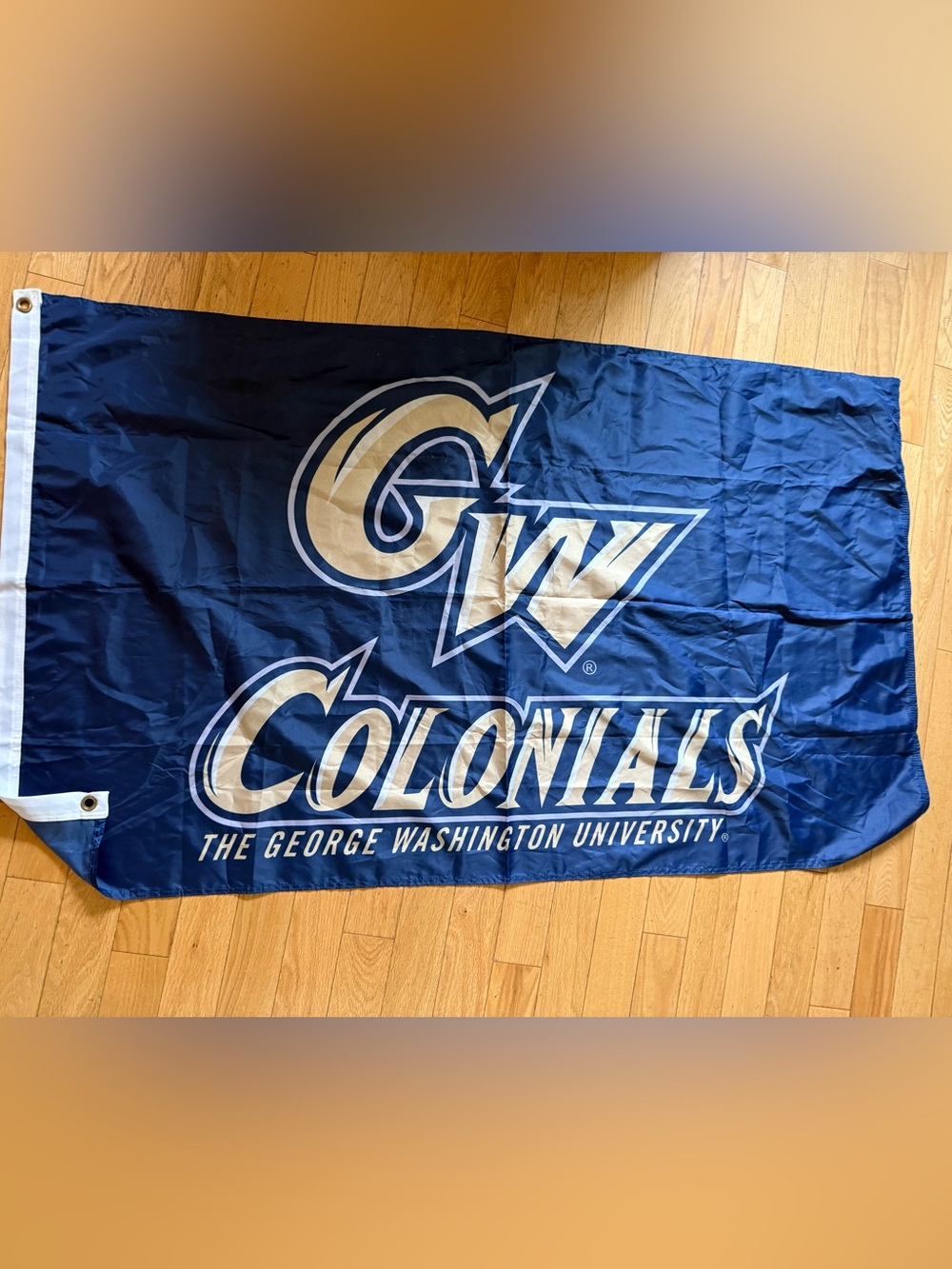 The George Washington University Colonials Banner - Navy & Gold